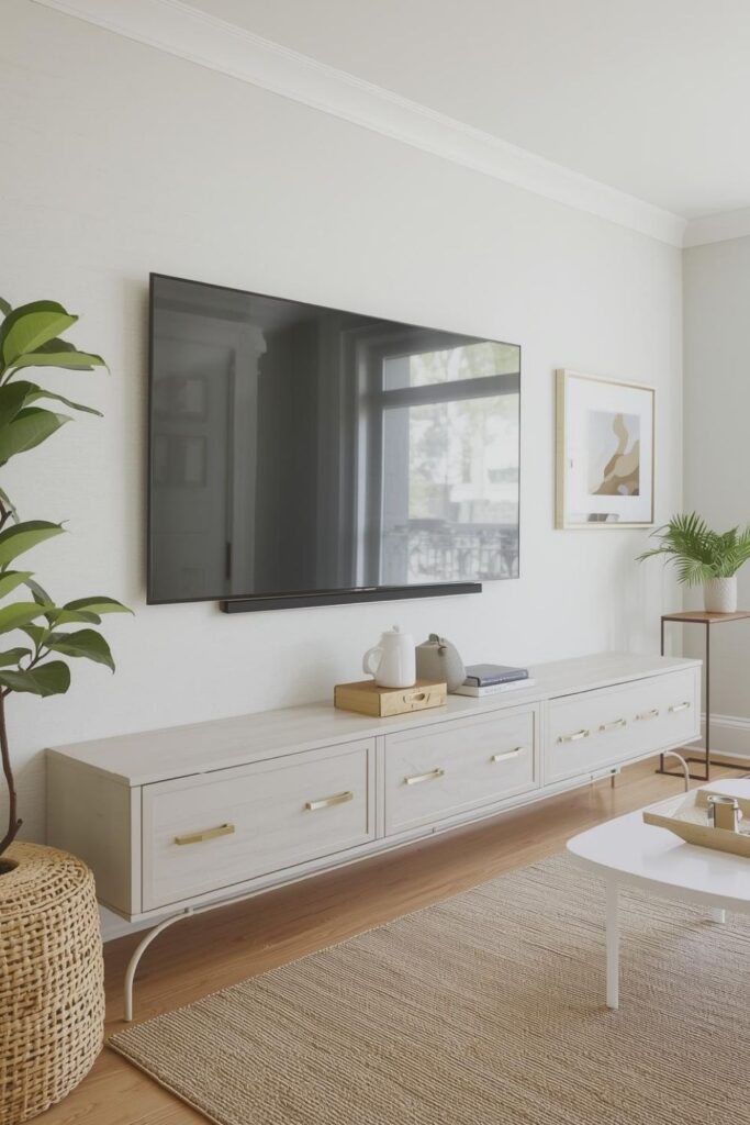 Small apartment living room storage ideas