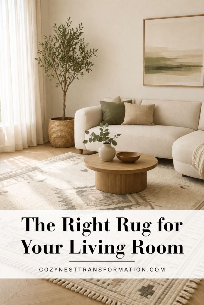 The Right Rug for Your Living Room