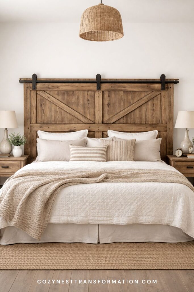 Barn Door DIY Headboard ideas