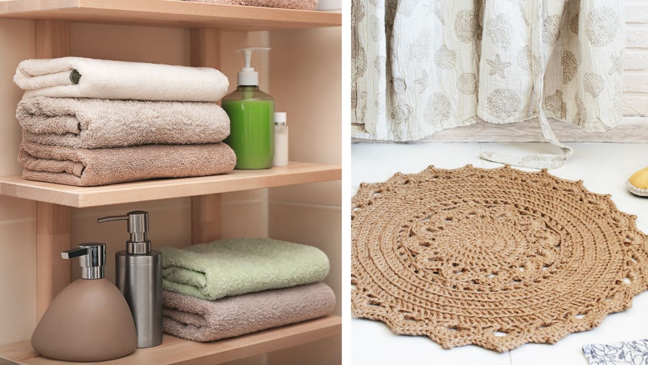 Eco-Friendly Bathroom Makeover 5 Add Eco-Friendly Textiles