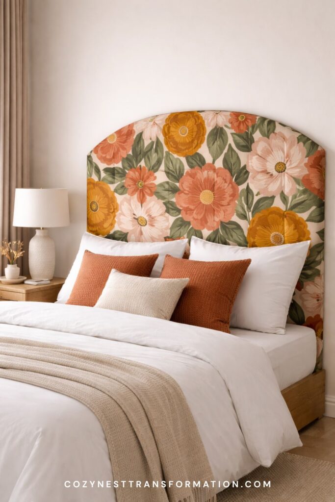 Fabric Accent DIY Headboard ideas