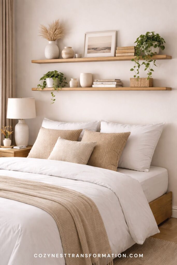 Floating Shelves DIY Headboard ideas