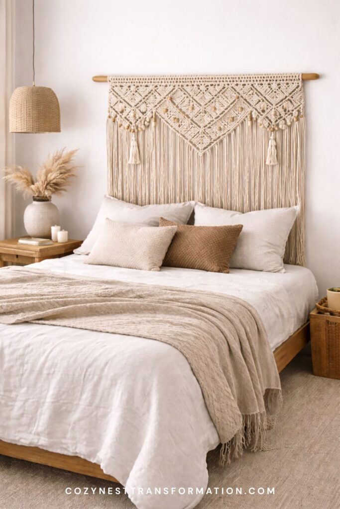 Macrame DIY Headboard ideas