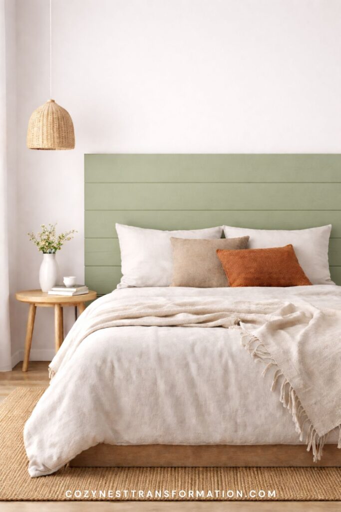 Painted Wood DIY Headboard ideas