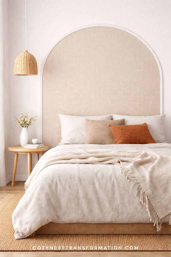 Wallpaper DIY Headboard ideas