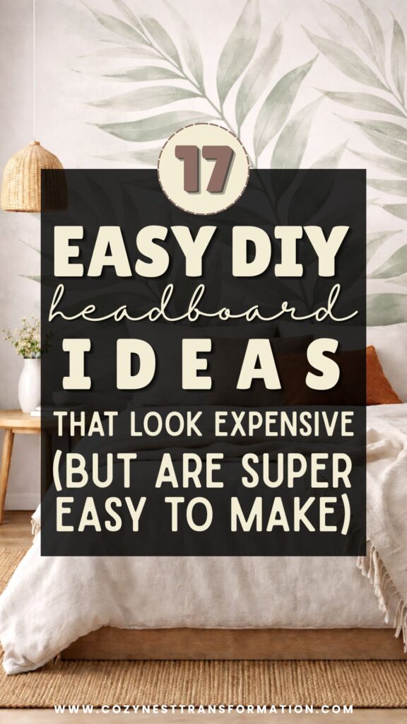 easy DIY headboard ideas