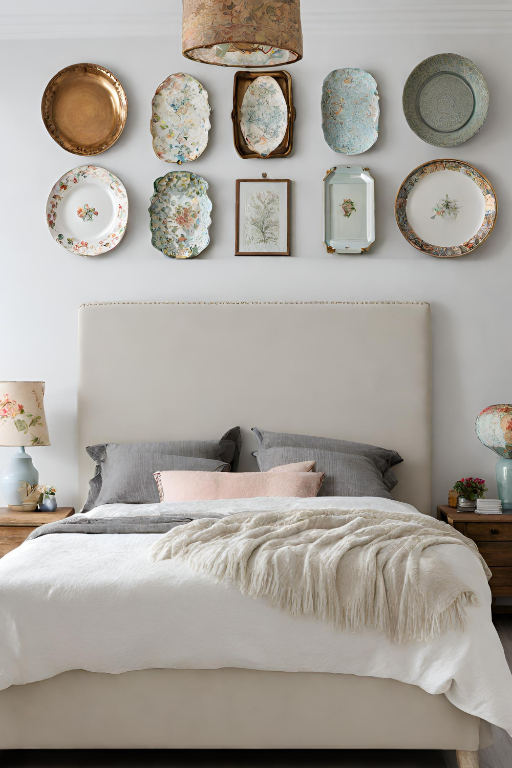 headboard 12 Plate Display Headboard