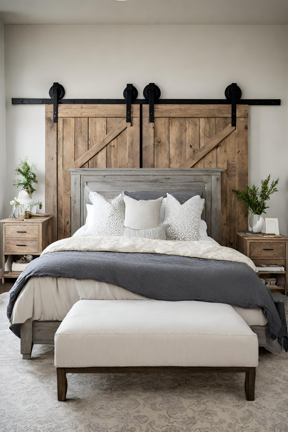 headboard 14 Barn Door Headboard