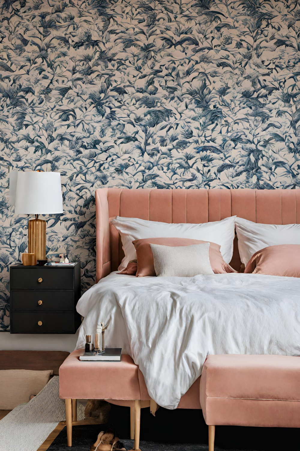 headboard 17 Statement Wallpaper