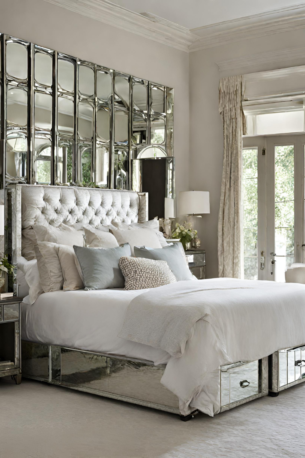 headboard 4 Mirror Headboard