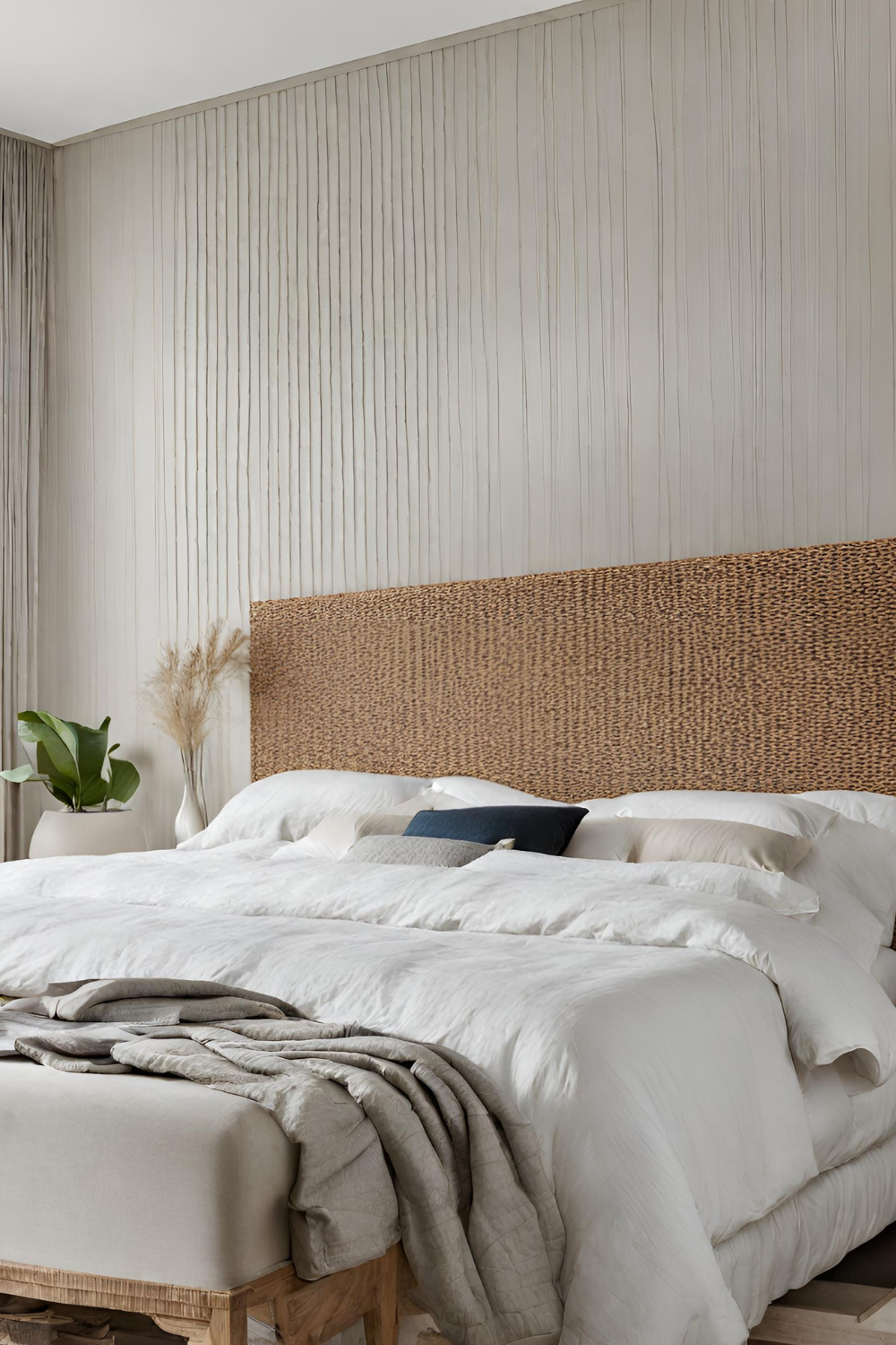 headboard 9 Rope DIY Headboard