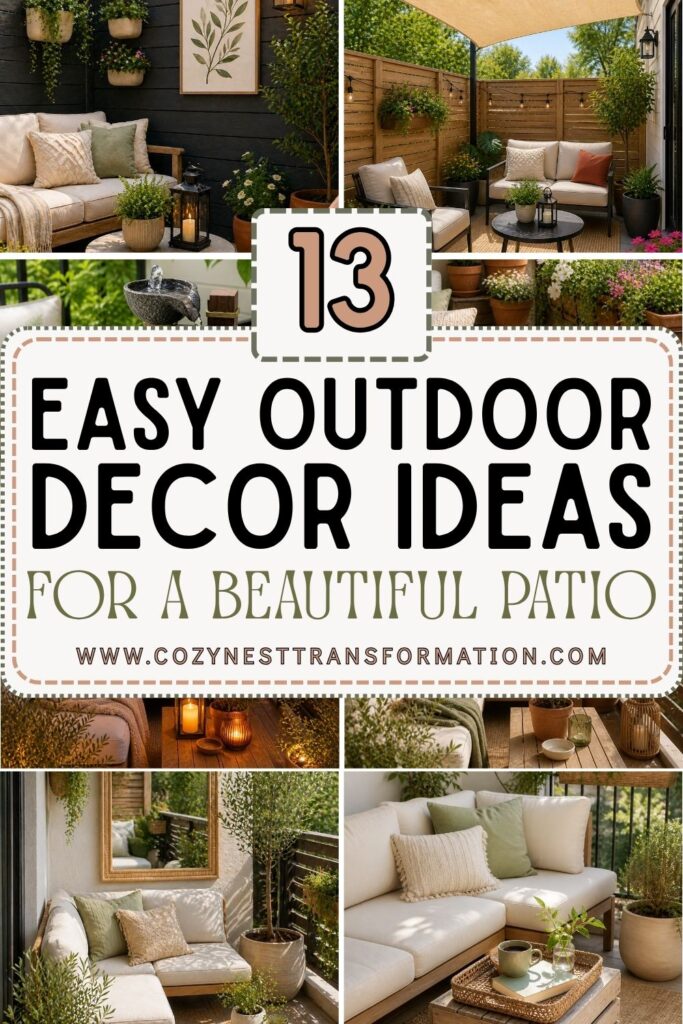 Outdoor decor ideas Easy outdoor decor ideas