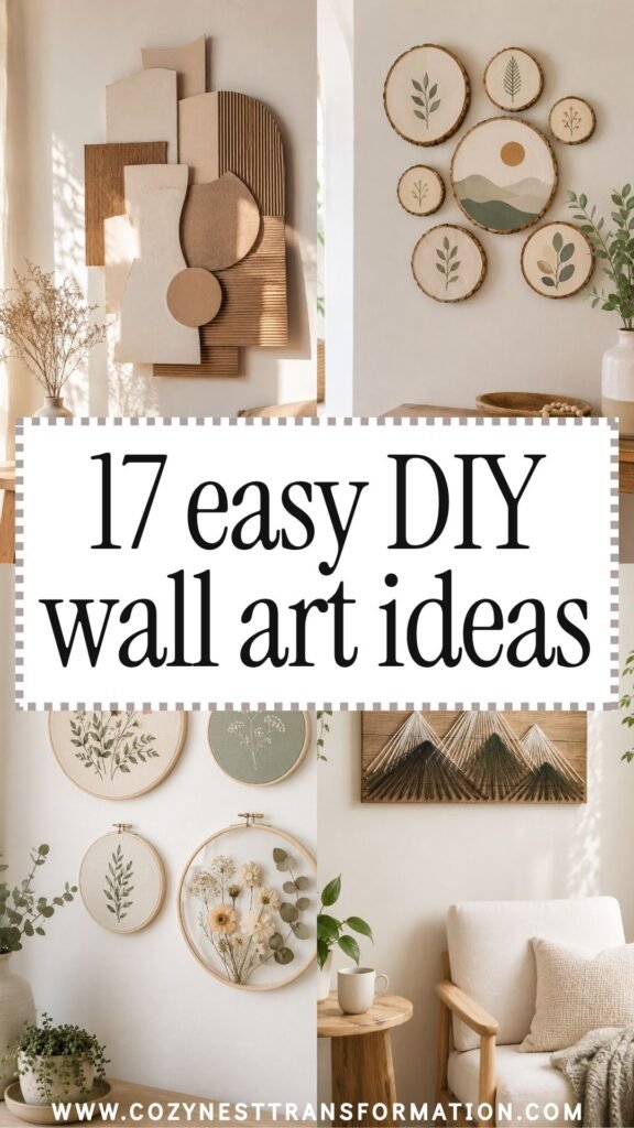 easy DIY wall art ideas