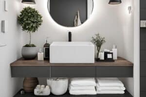 Best 15 Ingenious Small Bathroom Counter Decor Ideas That Will Wow You