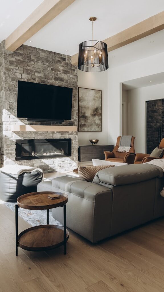 small living room layout Small living room layout with fireplace and TV