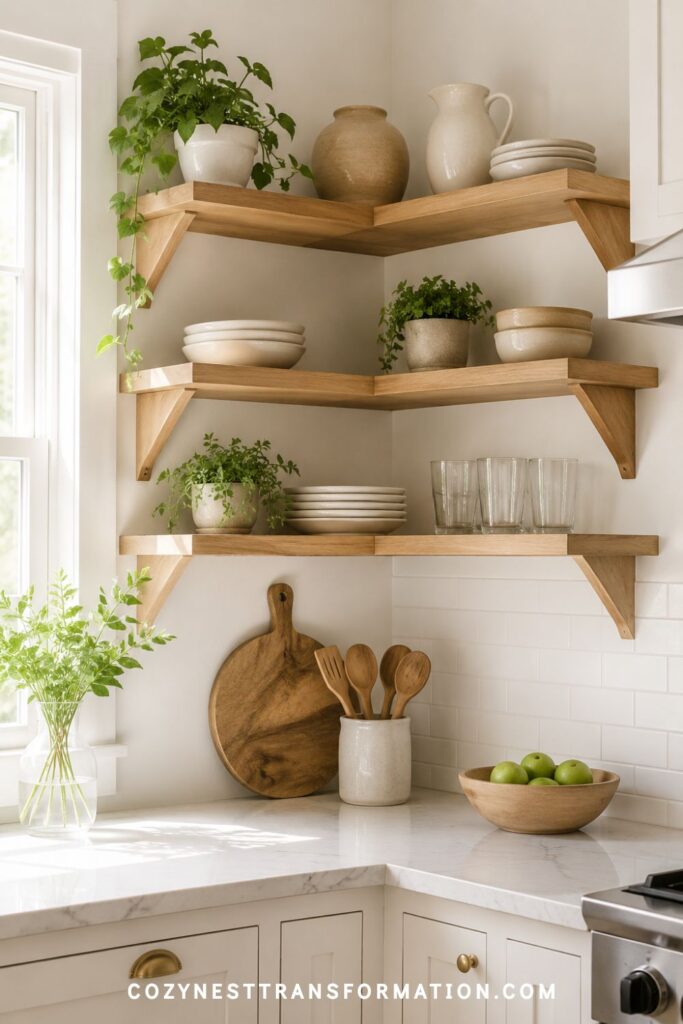 Kitchen Shelf Decor Ideas pinterest