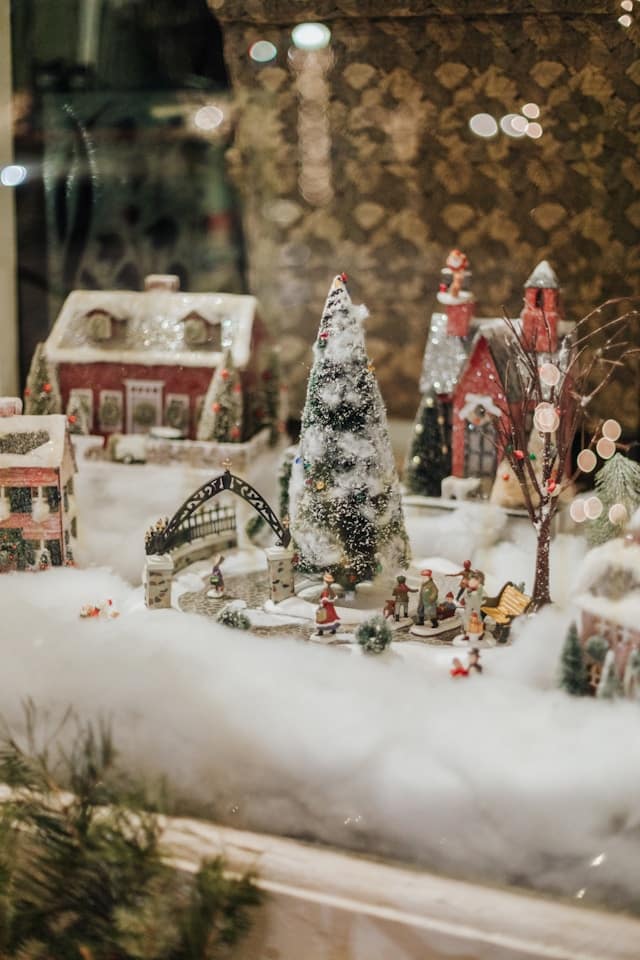 Vintage Christmas Decor Ideas Vintage Christmas village