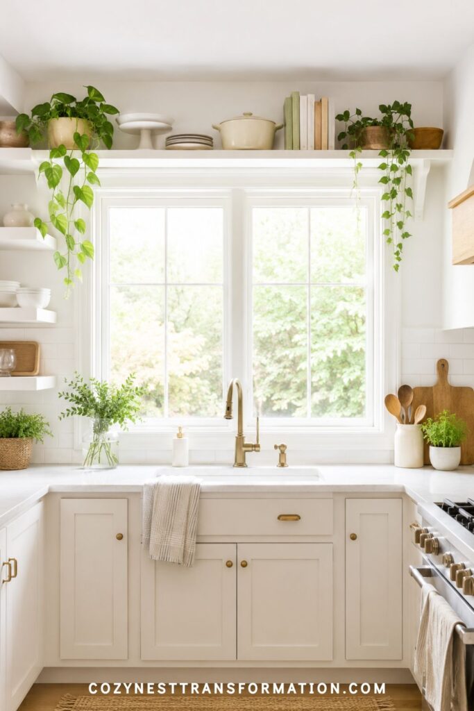 kitchen open shelf styling ideas