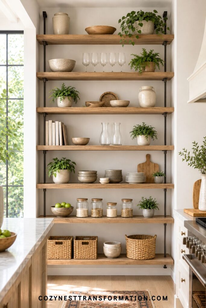 open shelf kitchen ideas