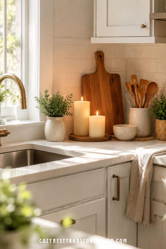 Small kitchen counter styling ideas