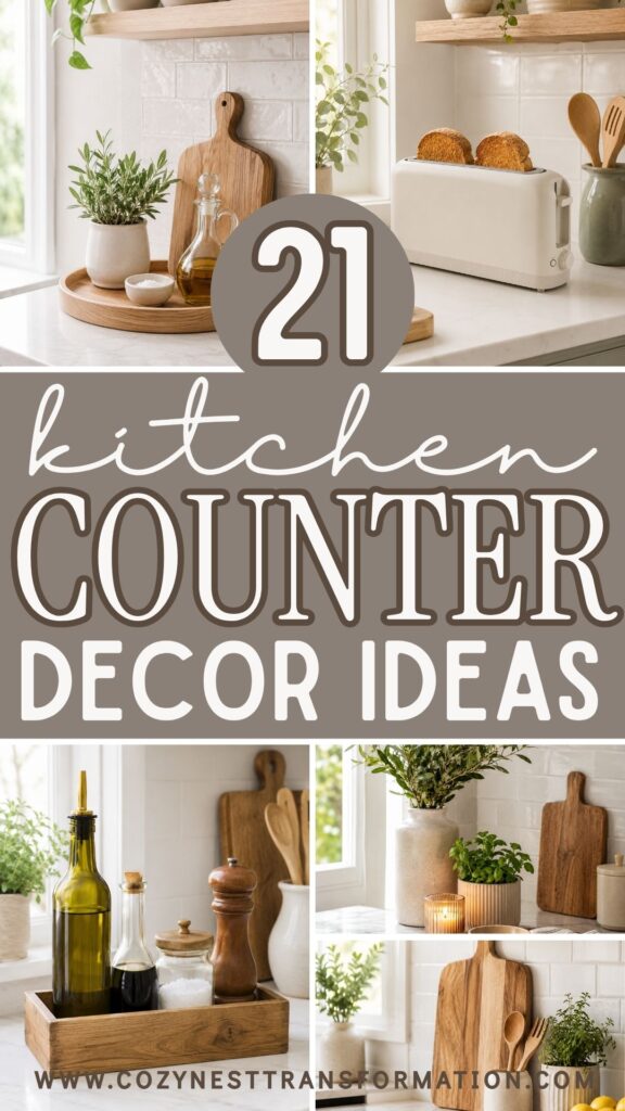 kitchen counter decor ideas
