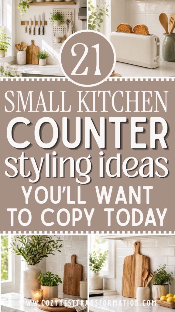 kitchen counter styling ideas
