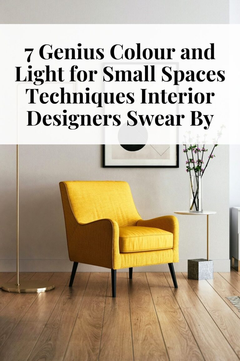 7 Genius Colour and Light for Small Spaces Techniques