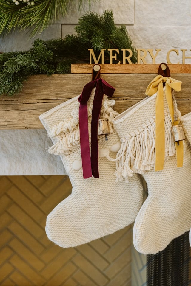 White Christmas Decor Ideas White Christmas Stockings