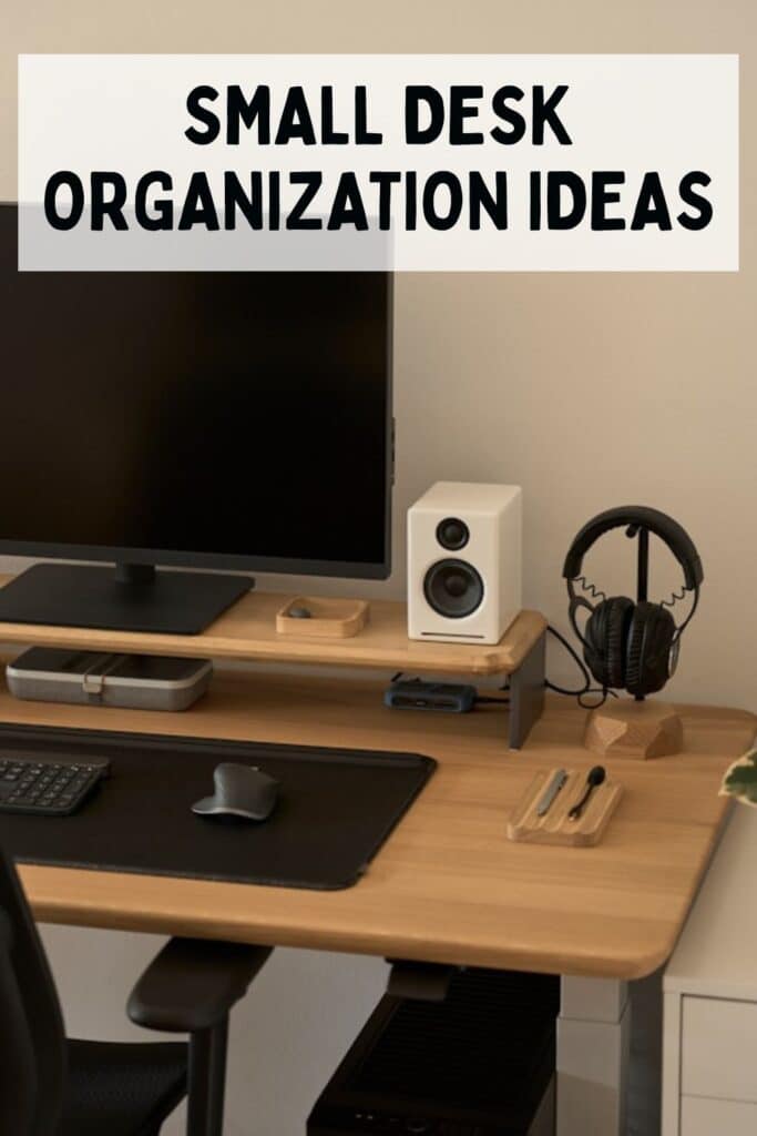 Desk Organization Ideas