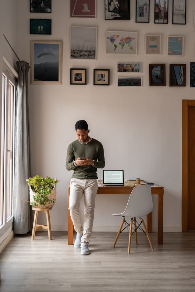 Masculine office decor ideas