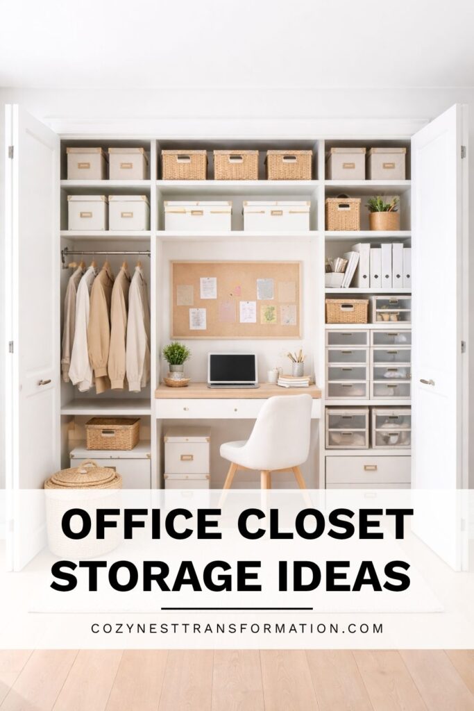 Office Closet Storage Ideas