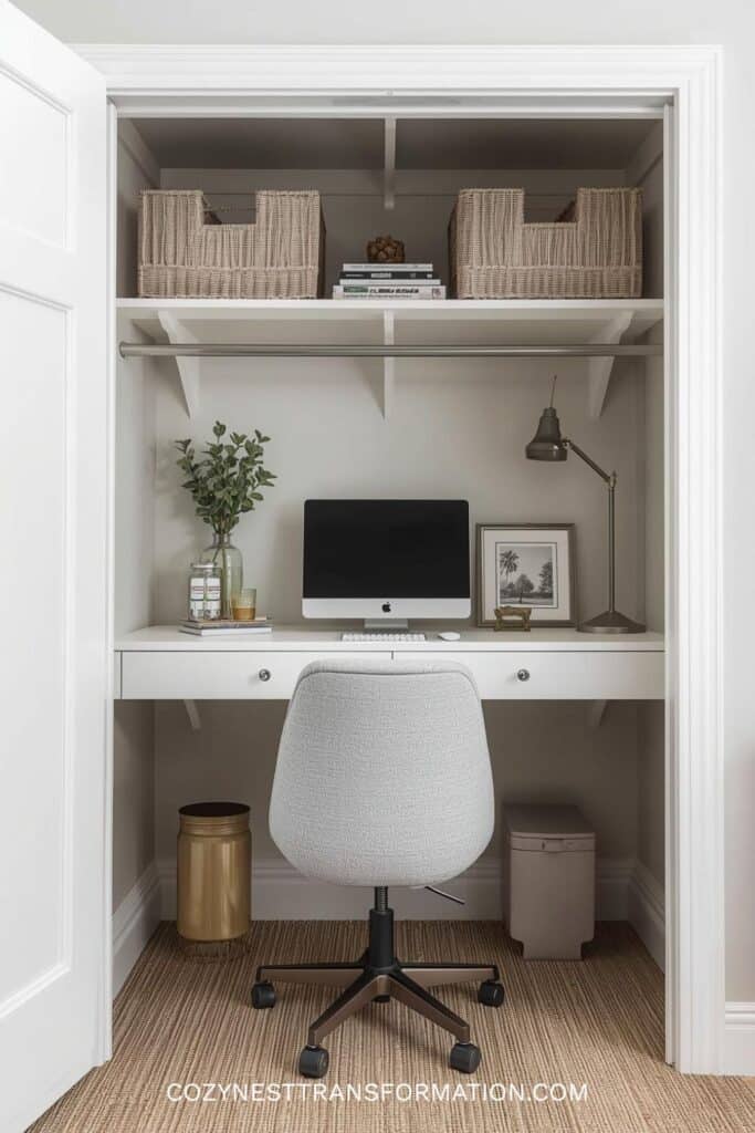 Small cloffice ideas diy