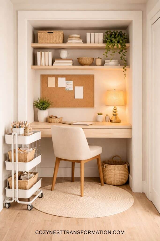 Small cloffice ideas pinterest 