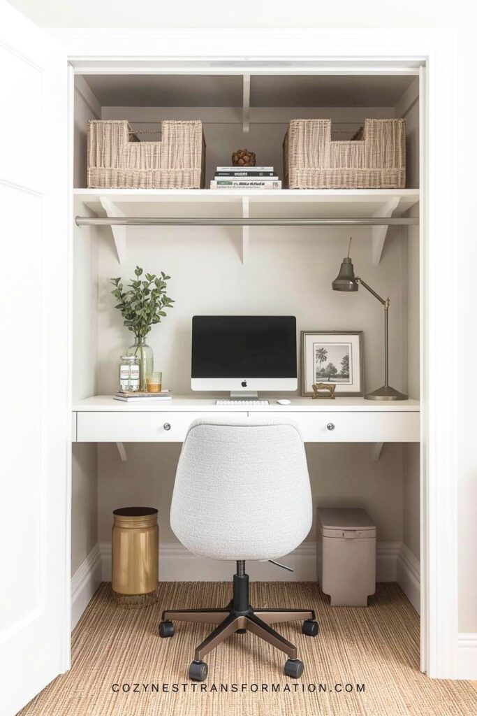 home office closet storage