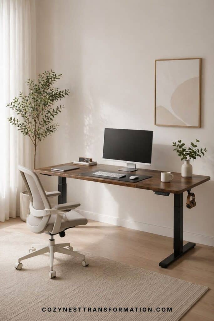 modern black desk for home office ideas