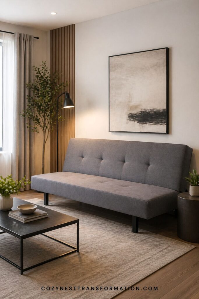 multifunctional sofa bed for small space