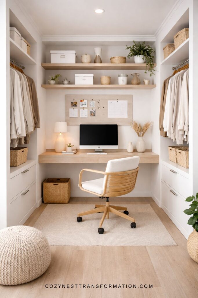 small office closet storage