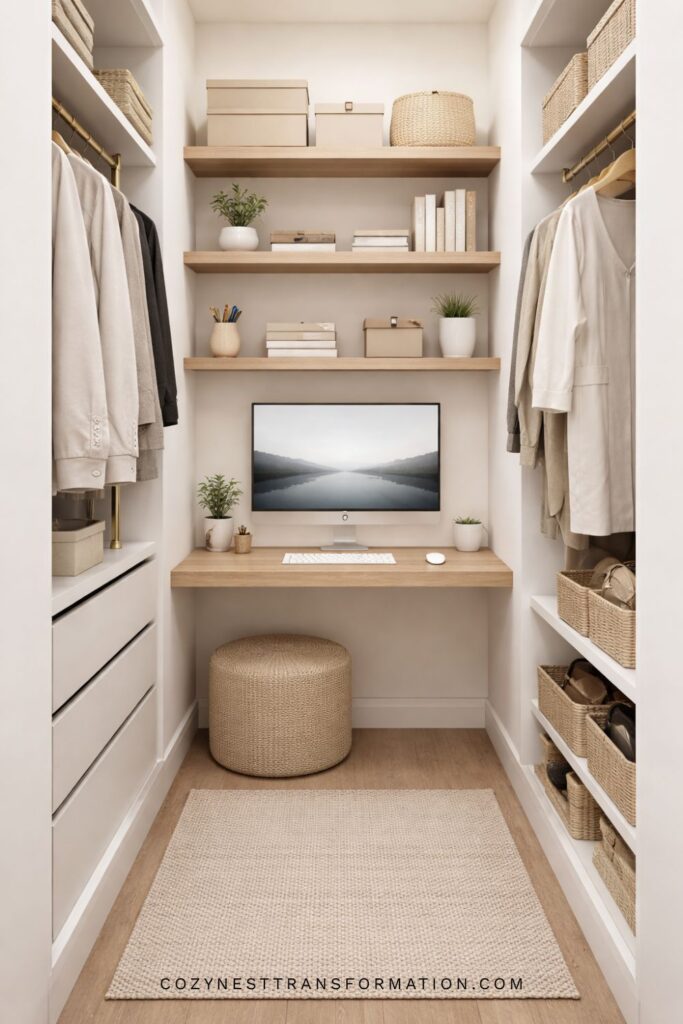 small walk-in closet ideas