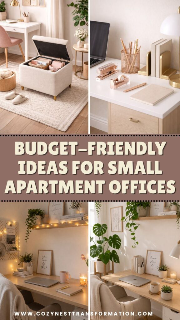 Budget-Friendly Ideas for Small Apartment Offices