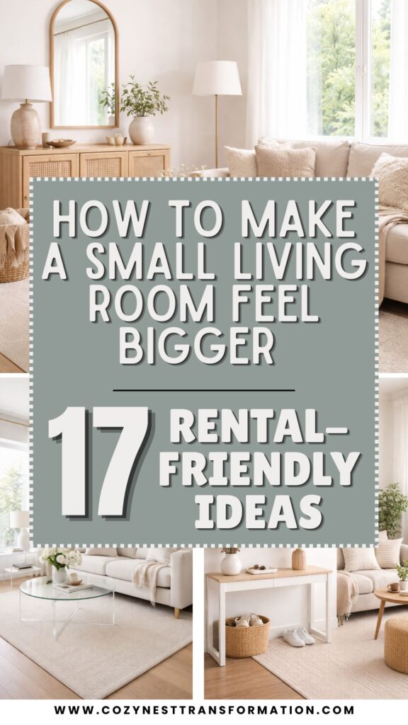 How to make a small living room feel bigger How to make a small living room feel bigger