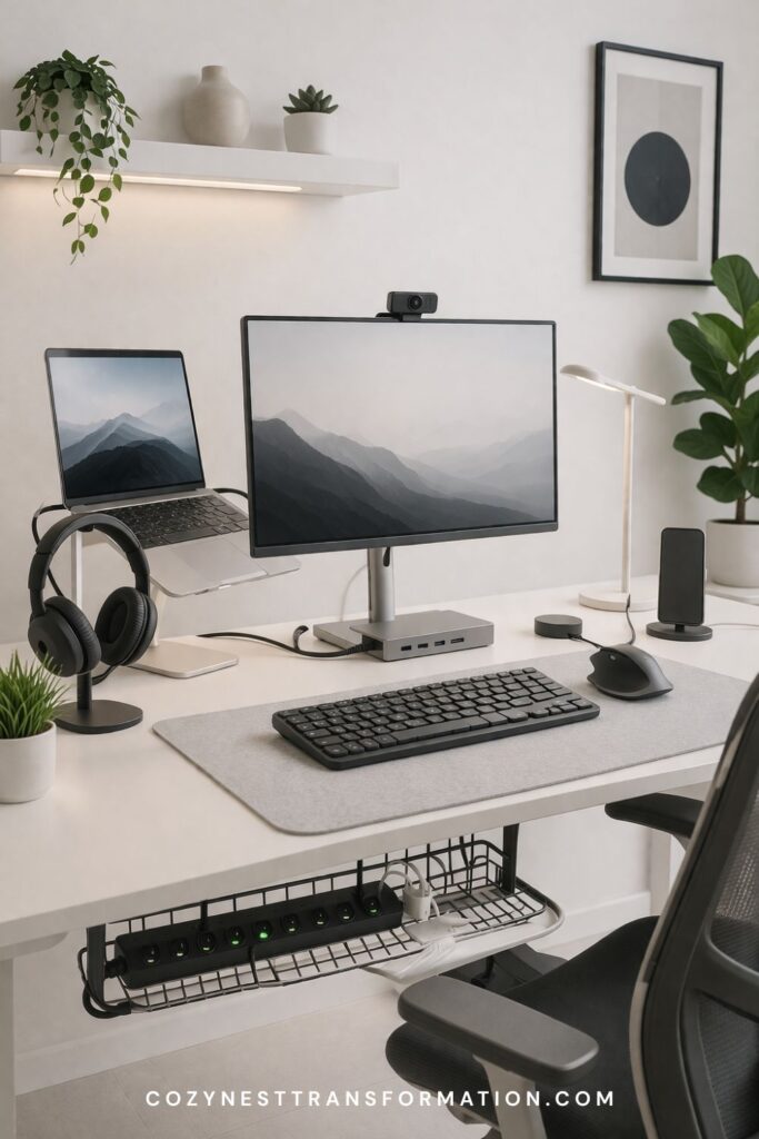 Modern home office decor ideas Modern home office ideas