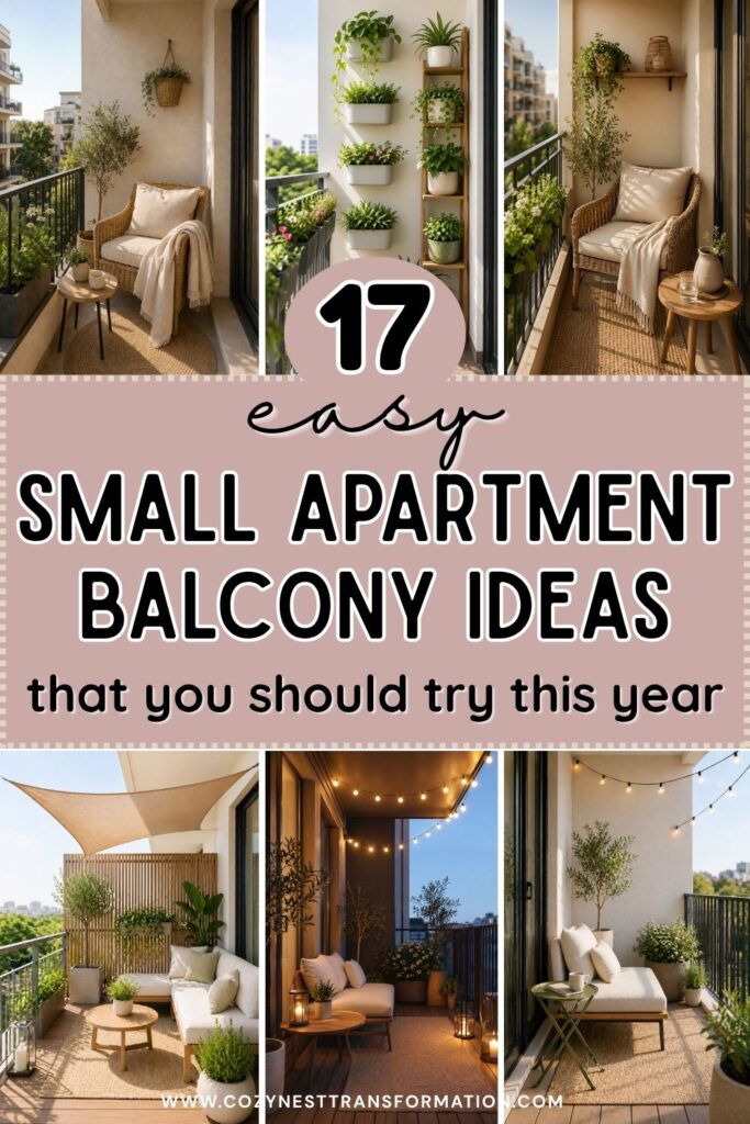 SMall Apartment balcony Ideas 