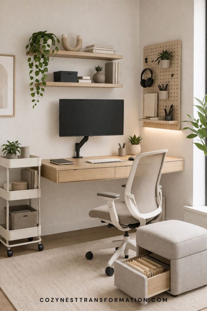 Modern home office decor ideas Small modern home office decor ideas