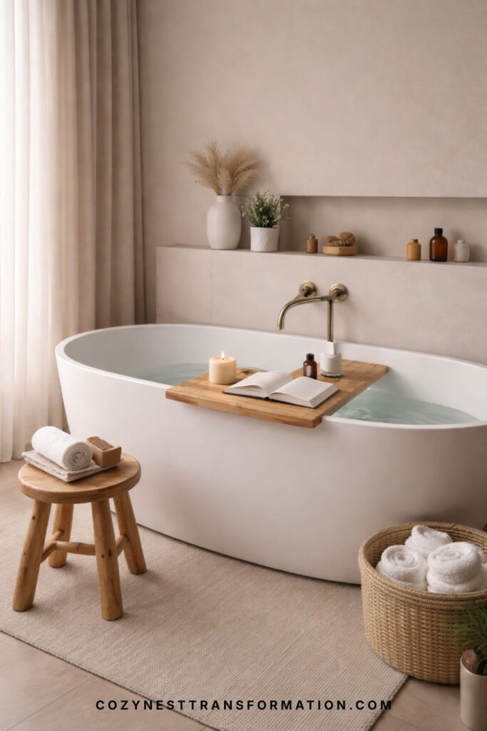 affordable spa bathroom makeover