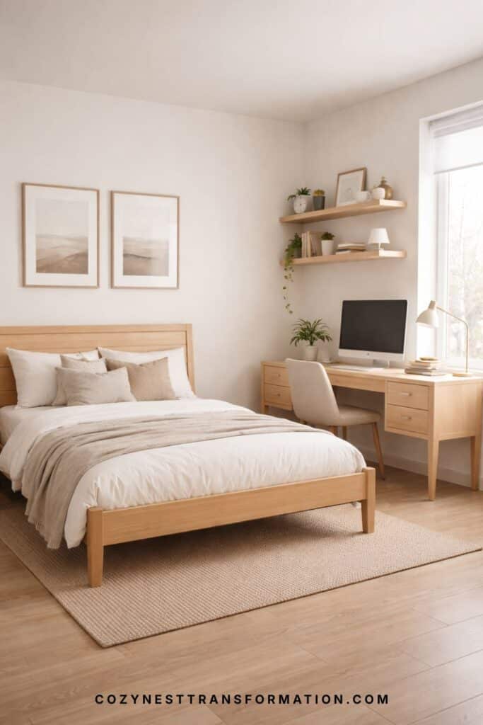 bedroom workspace ideas for small rooms