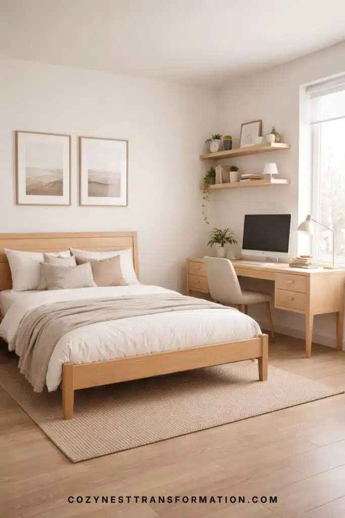bedroom workspace ideas for small rooms