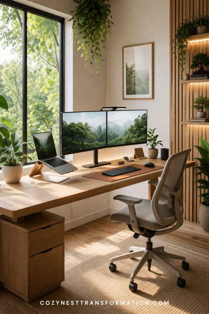 Modern home office decor ideas corner modern home office
