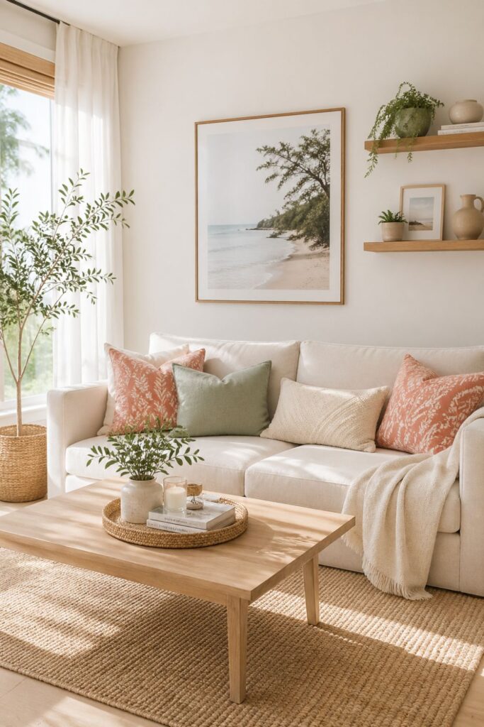 summer living room decor ideas