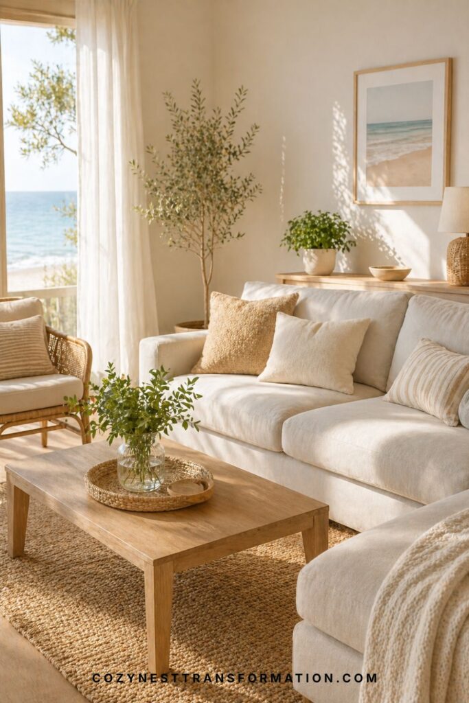 living room summer decor