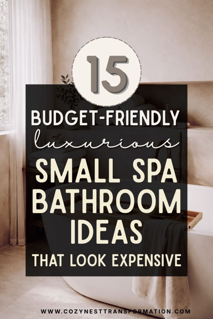 small spa bathroom ideas